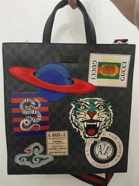 gucci tote bag tiger|gucci fanny pack with tiger.